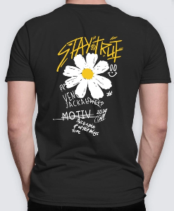 기능성 라운드 티셔츠 Motiv Flower