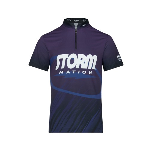 2022 스톰 남여공용 네이션 티셔츠 ST-22-08 (Purple/Black)