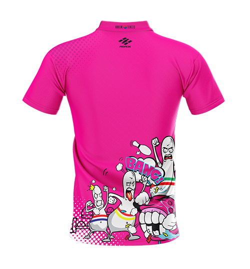[무료인쇄] 2021 프로픽 볼링 티셔츠 OWSZA-0008 블랙/스카이/핑크